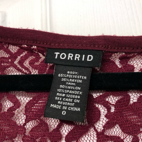 Torrid Lace Longsleeve - Picture 5 of 5